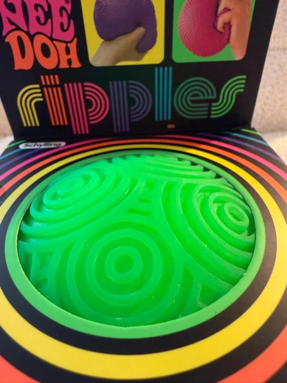 Needoh Ripples Pink Schylling | Toys | Super Needoh Ripples Xl Textured Nee Doh Ball Giant ...
